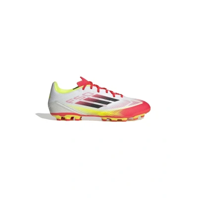 Imagen de adidas F50 League Football Boots Artificial Ground, Botas de fútbol Unisex Adulto, Cloud White/Core Black/Solar Yellow, 39 1/3 EU