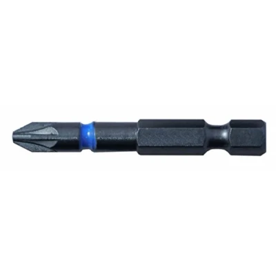 Imagen de C.K T4560 PZ1LD 50 mm PZ1 acero Impact destornillador Bit azul (Pack de 3)