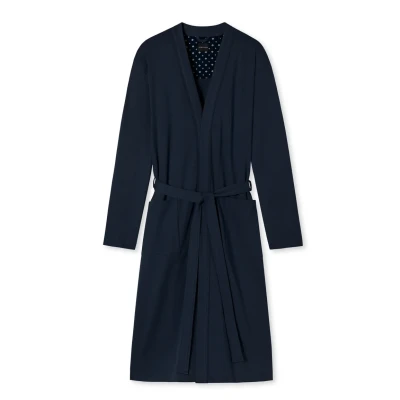 Imagen de Schiesser Albornoz dunkelblau, Hombre, Talla: Medium, Dunkelblau