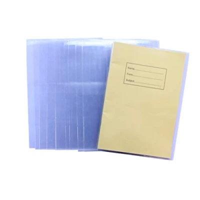 Imagen de Bright Ideas Fundas transparentes (paquete de 10), hechas PVC lavable y resistente para libros ejercicios escolares, Cloruro polivinilo, PK10 A4