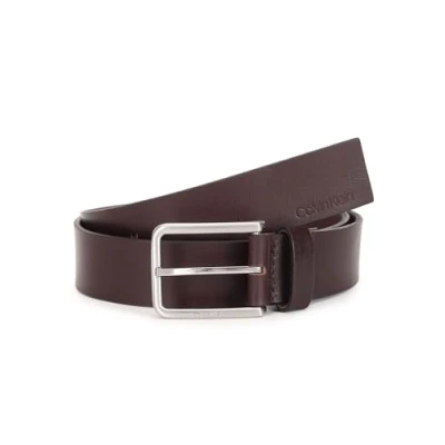 Imagen de Calvin Klein Warmth Oiled Grain Cinturón, Hombre, Talla: 130, Dark brown