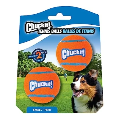 Imagen de Chuckit! 07101 Tennis Ball, 2 Pelotas para Perros Compatible con el Lanzador, S