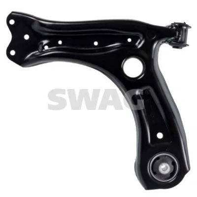 Imagen de SWAG 30 93 9557 Barra oscilante, suspensión de ruedas con apoyo Eje delantero, izquierda, debajo Brazo oscilante transversal Acero SEAT: Ibiza 4