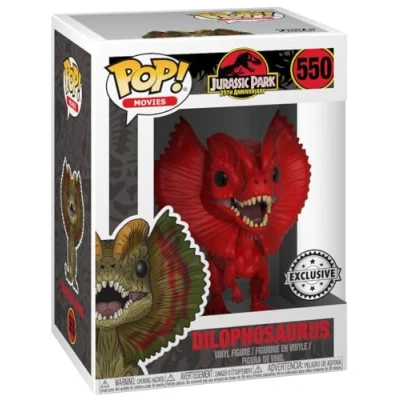Imagen de Jurassic Park Pop! Movies Vinyl Figurine Dilophosaurus (Rd) Exclusive 9 cm