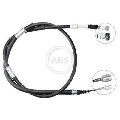 Imagen de A.B.S. K16697 Cable de Freno Mano 1440 Discos para dirección izquierda/derecha TOYOTA: Corolla VIII Compact, VII Liftback