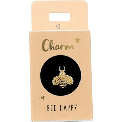 Imagen de Depesche Letras 11834 043 Charm Abeja, Colgante Plateado para Collares, Pulseras y Pendientes, Ideal como pequeño Regalo, Multicolor, Normal