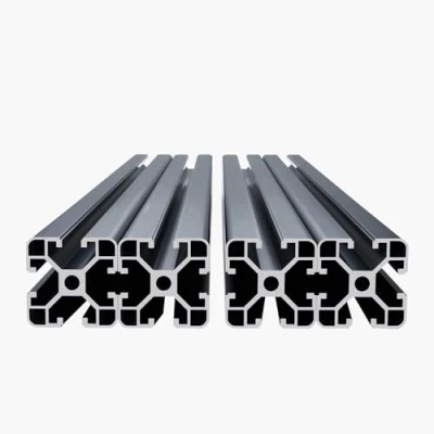 Imagen de VEVOR 4 Piezas Perfiles de Extrusión Aluminio 4040 con ranura en T 600 mm, Riel Lineal Anodizado Alta Resistencia para Impresora 3D, Máquina CNC (DIY), Grabado Láser, Color Negro