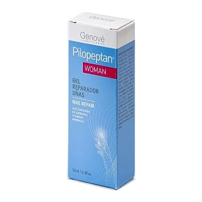 Imagen de Pilopeptan Woman Gel Reparador de Uñas Nutre, Repara, Fortalece, Alisa y Repara las Evita Roturas, Descamaciones Amarilleamiento 10 ml