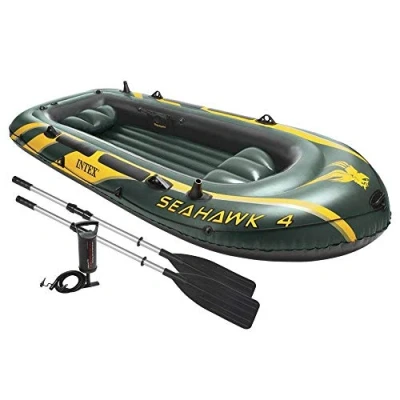 Imagen de Intex 68351NP Barca Hinchable Seahawk 4 con Remos 351 x 145 48 cm