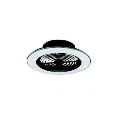 Imagen de Plafón Ventilador LED ALISIO Ø63cm Mantra Iluminacion Negro con Mando y APP