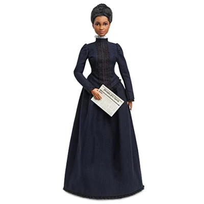 Imagen de Barbie Signature colección &quot;Mujeres que inspiran&quot; Ida B. Wells, muñeca de juguete (Mattel HCB80)
