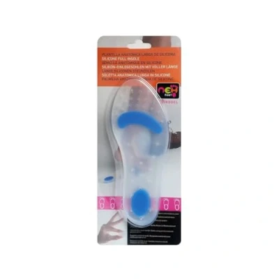 Imagen de Neh Feet TI25065/1 Plantilla Anatómicade Silicona con Descarga Metatarsal y Calcáneo, EU 37 38 transparente Azul