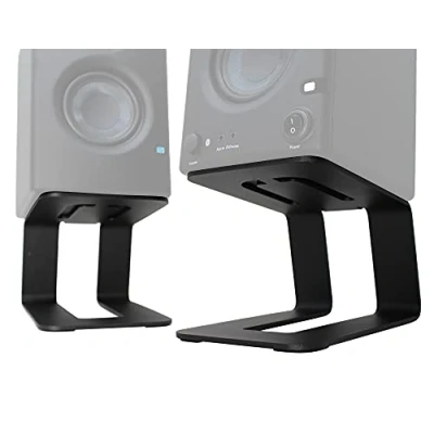Imagen de HumanCentric Par de Soportes Altavoz Escritorio para Altavoces Escritorio, Elevador Estudio, estantería medianos y pequeños, Soporte Monitor