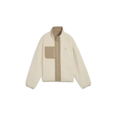 Imagen de Chaqueta Sherpa híbrida reversible para mujer