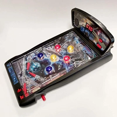 Imagen de Dr. Troll Galaxy Retro Pinball. Juego clásico del Pinball ambientado en el Espacio y de sobremesa. Juguete para niños a Partir 3 años Adultos Aficionados los Juegos Retro.