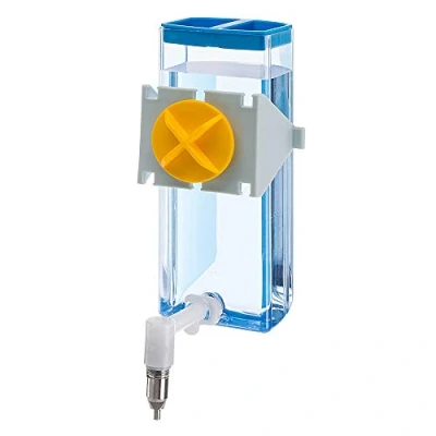Imagen de Ferplast Feplast FBA_84674070 Bebedero para Conejillos de Indias y Ratones Sippy 4674 Medium, Capacidad 300 CC, Sistema sujeción Alambre o Superficies Lisas, 9,5 x 8 h 20 cm 0,3 L