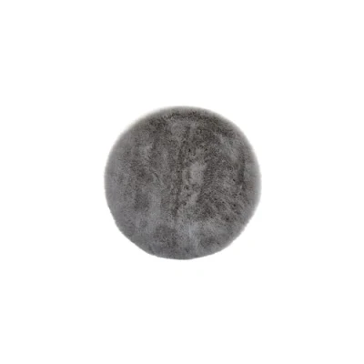 Imagen de LUXOR living Coste Cojín de Asiento para Silla (40 x 40 cm, Redondo, cm), Color Gris Antracita