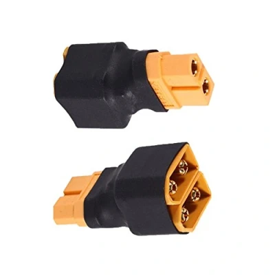 Imagen de Boladge 2 Pack Adaptador 1 Hembra a Macho Conector Paralelo Enchufe XT60 para Batería RC Lipo