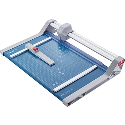 Imagen de Dahle 550 Guillotina profesional de seguridad DIN A4 autofilable, barra guía doble, presión automática