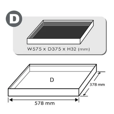 Imagen de Inserto para carro de herramientas TOPTUL GEDB117