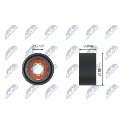 Imagen de Rodillo tensor, correa auxiliar NTY RNK BM 006