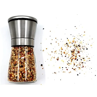 Imagen de Molinillo De Sal Y Pimienta, Condimento Con Espesor Ajustable, Pimienta Manual Para Cocina (Tall)