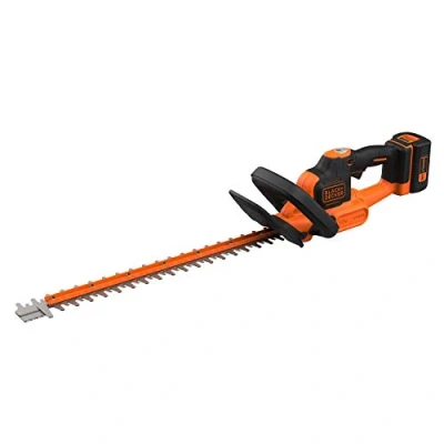 Imagen de BLACK+DECKER Cortasetos 36V, Batería 2.5Ah, Cuchilla Doble Acción 55cm, Interruptor y Mango, Tecnología Powercommand, Incluye Cargador 1,3A, BCHTS3625L1 QW