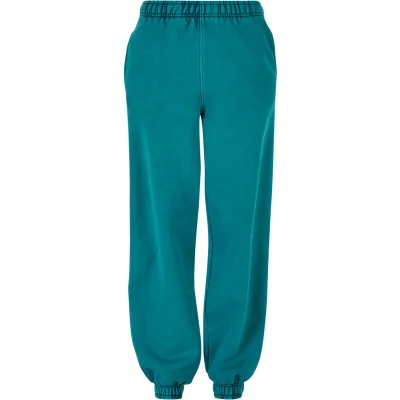 Imagen de Urban Classics HIGH Waist Stone Washed Pantalones deportivos, Mujer, Talla: XS, Watergreen