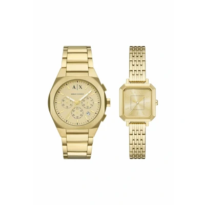 Imagen de Armani Exchange Traditional SYNC SET Cronógrafo goldcoloured, Hombre, Talla: One Size, Gold/coloured