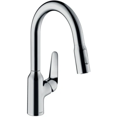 Imagen de hansgrohe M429 H180 mezclador monomando de cocina con ducha extraíble, cromo