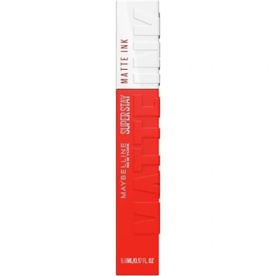 Imagen de Maybelline New York, Superstay Matte Ink, Pintalabios Líquido Mate de larga duración, Color altamente pigmentado,Tono 320 Individualist, 30 g