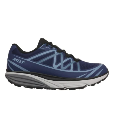 Imagen de MBT Simba ATR 2 SYM Zapatillas de Deporte para Hombre. Deportivas Senderismo Anatómicas y Cómodas. Calzado Fisiológico Confort Estabilidad con Suela balancín. Sneakers Montaña. Color Azul