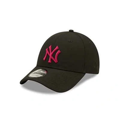 Imagen de New Era Basecap NY Logo Accessoire Hut Kappe Cap York Yankees Schwarz Pink MLB Fanprodukt One Size