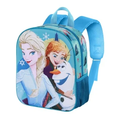 Imagen de Disney Frozen 2 Lovely Mochila 3D Elite, Turquesa, 26 x 31 cm, Capacidad 8 L