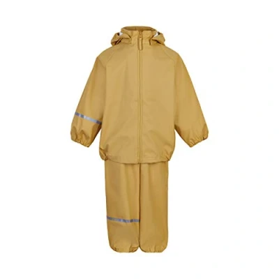 Imagen de Celavi Basic Rainwear Set de Ropa Deportiva (Poliuretano Reciclado) Juego Lluvia, ratán, 90 Unisex niños