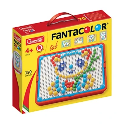 Imagen de Quercetti 13/0923 Estuche para crear mosaicos (100 clavos) , color/modelo surtido