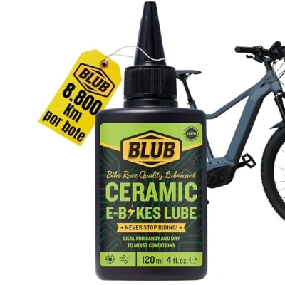 Imagen de BLUB E Bike Ceramic Lube 120ml Grasa Cadena Bicicleta y Componentes Eléctricos Kit Bici Eléctrica, Ebike Aceite MTB Eléctrica Cera