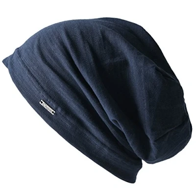 Imagen de Casualbox Hombres 100% Algodón Mujer Gorros Beanie Sombrero Verano Delgado Luz Sudor Marino