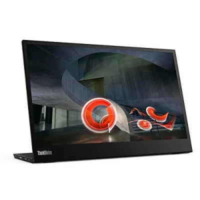 Imagen de Lenovo ThinkVision M14 Monitor de 14&quot; (Pantalla FullHD, 6 ms, 60 Hz, Puertos 2xUSB, Cable USB Incluido, Low Blue Light), Color Negro