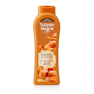 Imagen de Tulipán Negro Gel de Baño Nutritivo e Hidratante Caramel &amp; Toffee 650 ml, Emoliente y Delicioso Aroma