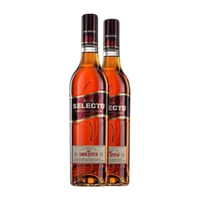 Imagen de Ron Santa Teresa Selecto Extra Añejo 70 cl (Caja de 2 Botellas cl)