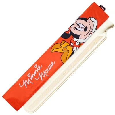 Imagen de Disney Stitch Botella de Agua Caliente con Funda Franela para Mujer (Rojo Minnie Larga)