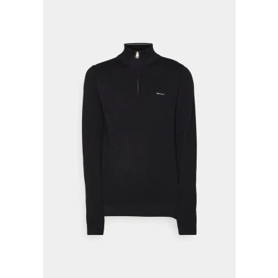 Imagen de GANT Halfzip Jersey de punto, Hombre, Talla: Medium, Black