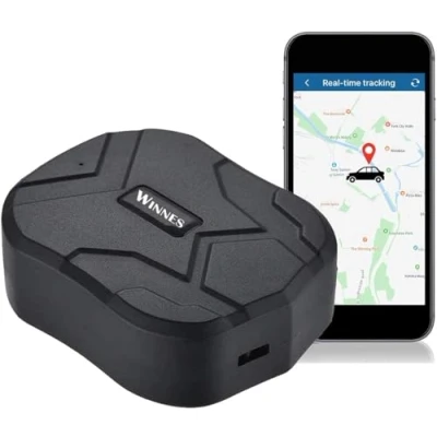 Imagen de GPS Tracker,10000mAh 150 días de Espera,Seguimiento en Tiempo Real,Magnético Fuerte Rastreador Antirrobo a Prueba Agua,Localizador para Coche/Camión/Motocicleta/Barco, Aplicación Gratuita