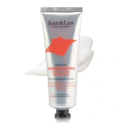 Imagen de Jean &amp; Len crema de manos neutra muy caliente, cuidado para estresadas, nutre intensamente, sin parabenos ni siliconas, vegana, tubo manos, 75 ml