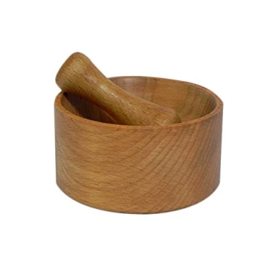 Imagen de M02 molinillo de madera natural con hierbas