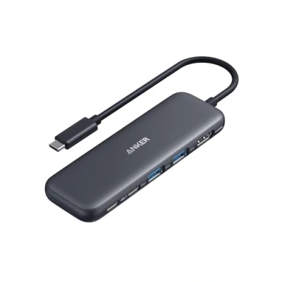 Imagen de Anker Hub USB C, concentrador C 332 (5 en 1) con Pantalla HDMI 4K, Puerto de Datos 5 Gbps y 2 Puertos A para MacBook Pro, Air, DELL XPS, Lenovo Thinkpad, portátiles HP más