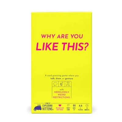 Imagen de Exploding Kittens Why Are You Like This A Word Guessing Card Game Party for Adults Valentines Gift Date Night Valentine’s 200+ Cards