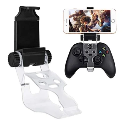 Imagen de DLseego Xbox Series X/S Controller Phone Mount Clip, Foldable Mobile Holder Bracket for Game Cell Clamp with Adjustable Angle Black
