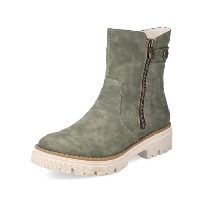 Imagen de Rieker Z8564, Botas de Moda Mujer, Verde, 37 EU